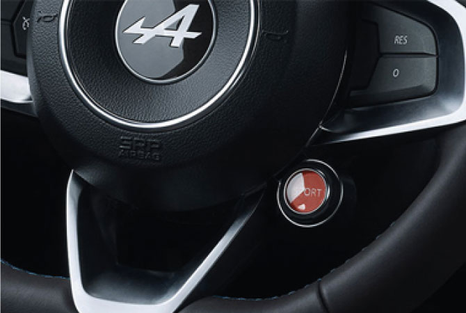 Modes de conduite Alpine A110